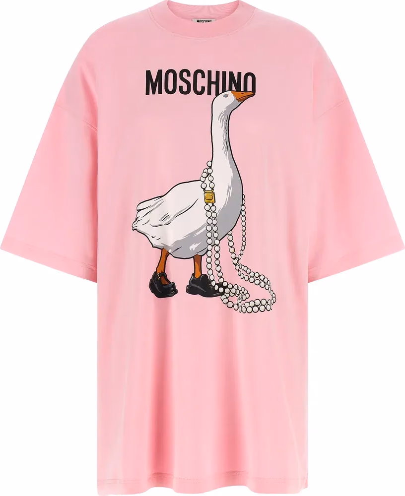 Moschino Multicolor Cotton Short Dress