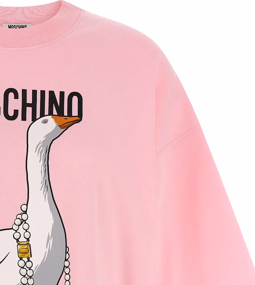 Moschino Multicolor Cotton Short Dress