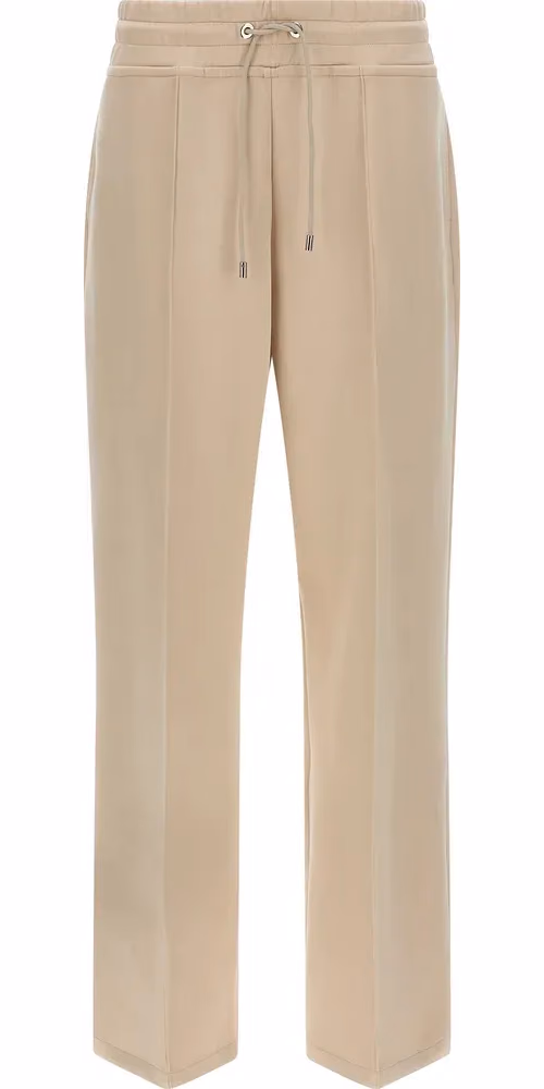 MooRER Beige Cotton Joggers (Workout Pants)