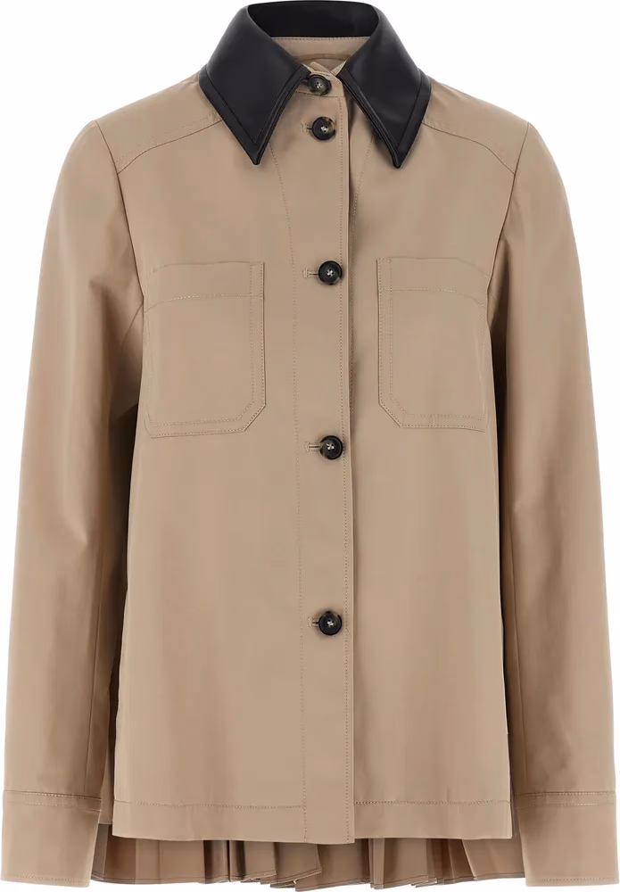 Sportmax Beige Polyester Coat