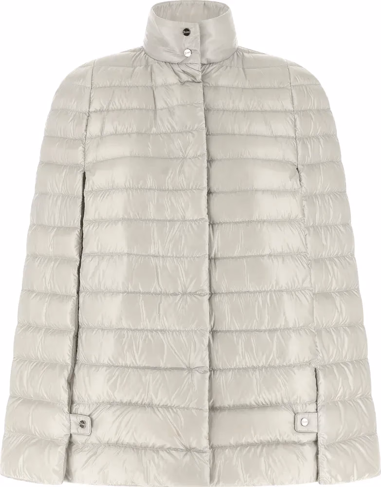 Herno Gray Polyamide Full-Length Jacket