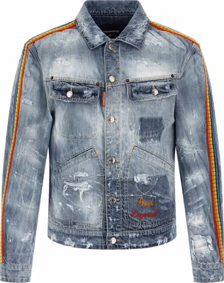 Blue Cotton Denim Jacket