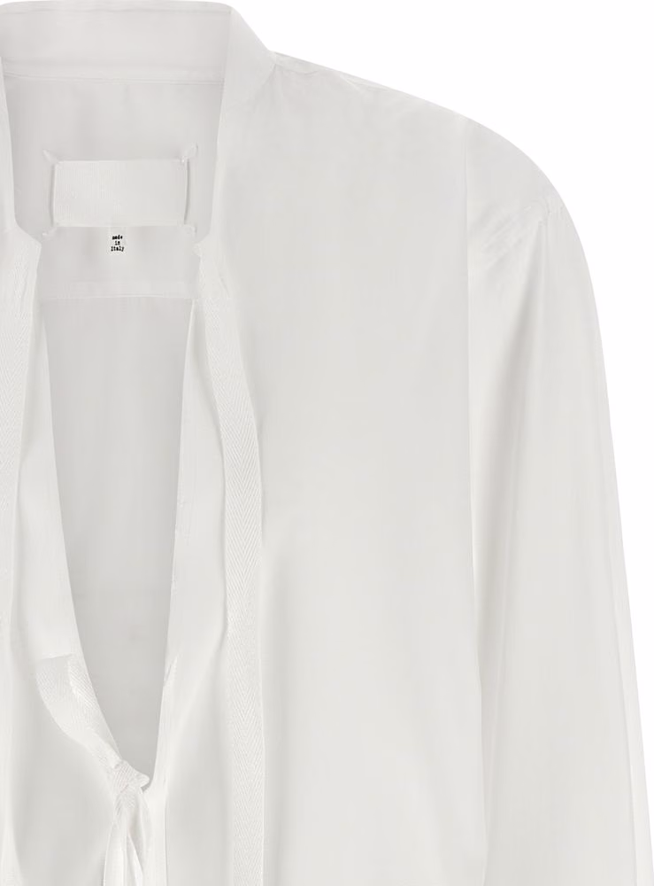 Maison Margiela White Cotton Blouse
