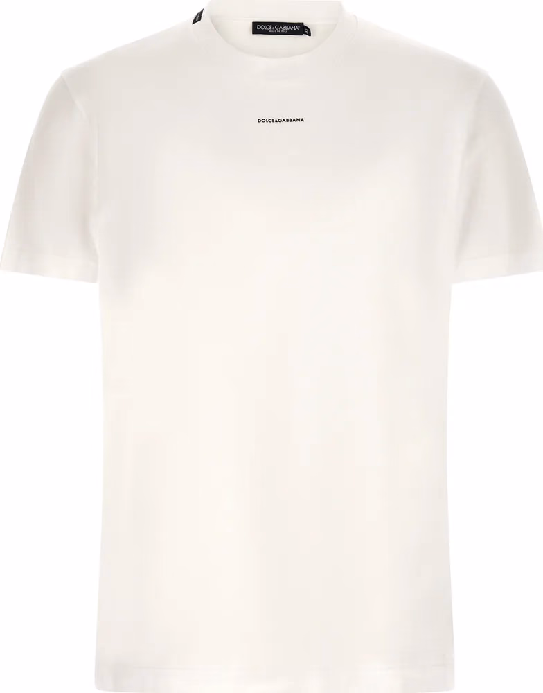 Dolce & Gabbana White Cotton T-Shirt