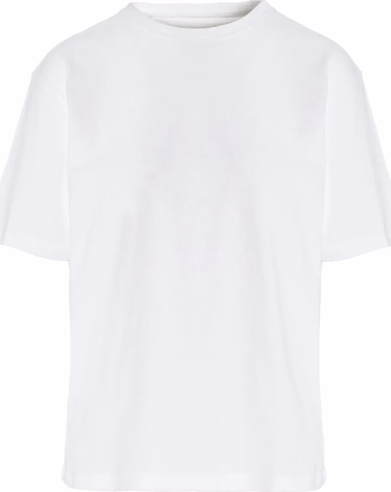 Khaite White Cotton T-Shirt