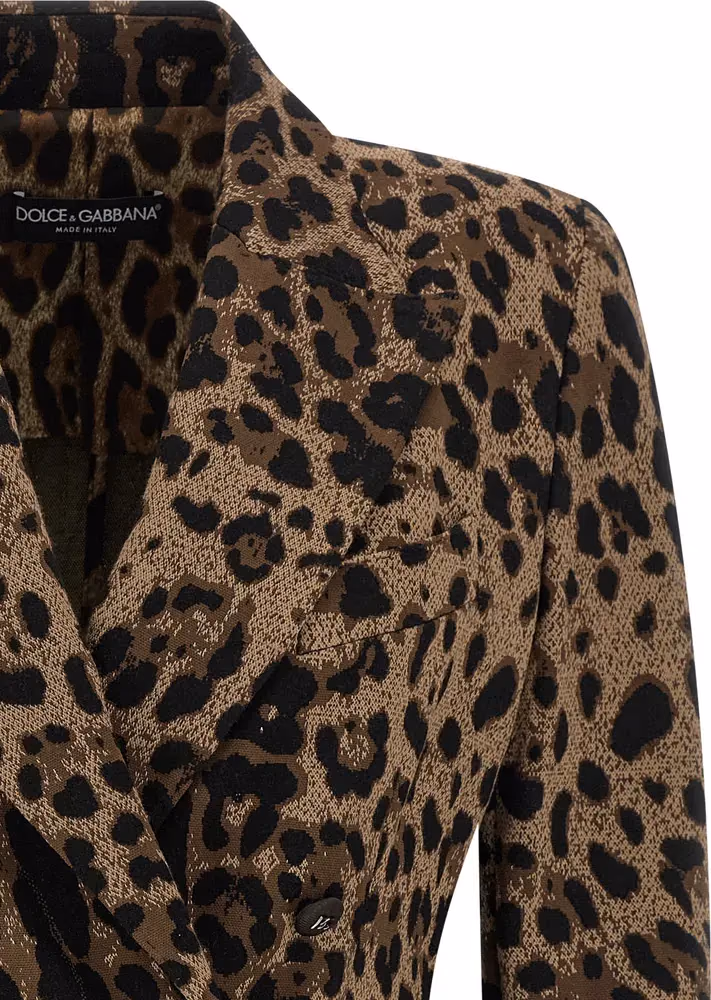 Dolce & Gabbana Brown Viscose Blazer