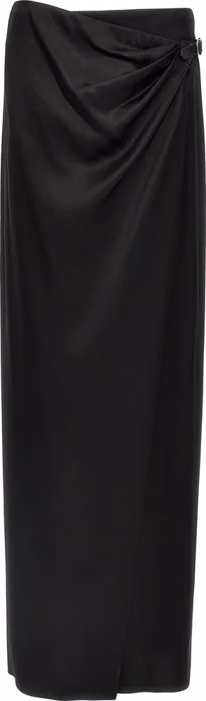 Tom Ford Black Silk Mini Skirt