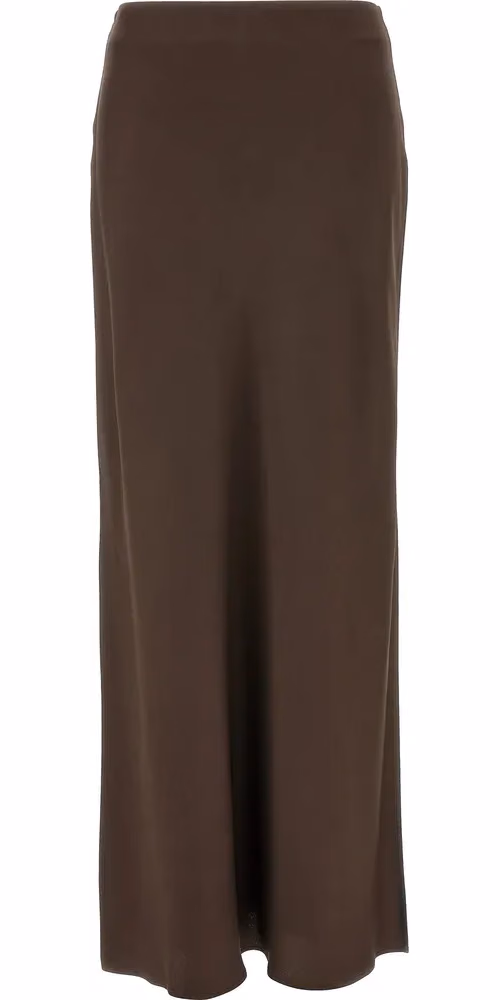 Brunello Cucinelli Brown Acetate Mini Skirt