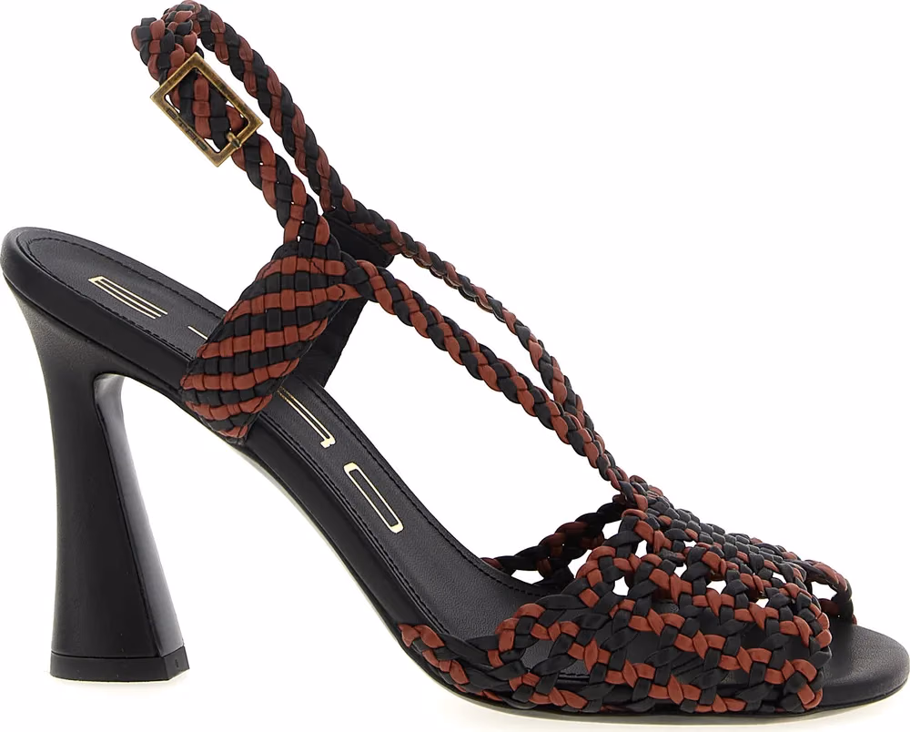 Etro Brown Polyethylene Stiletto Heel Sandals