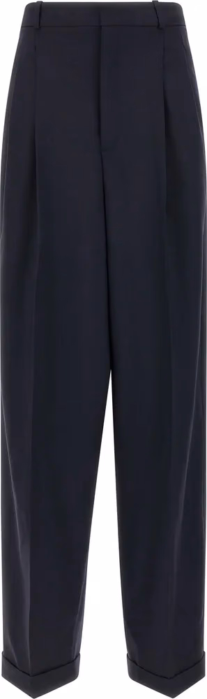 Polo Ralph Lauren Blue Wool Casual Pants