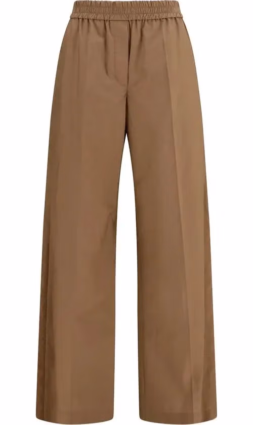 Brunello Cucinelli Brown Cotton Casual Pants