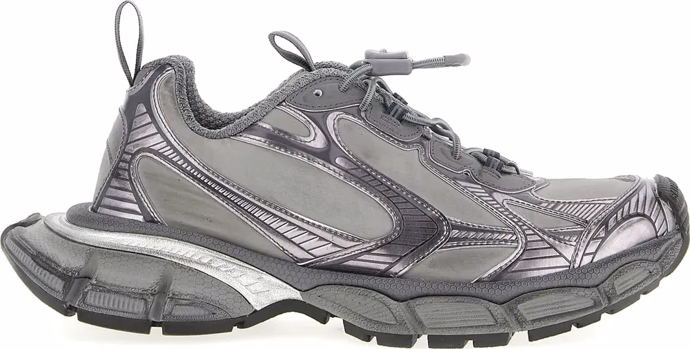 Balenciaga Gray Polyester Athletic Sneakers