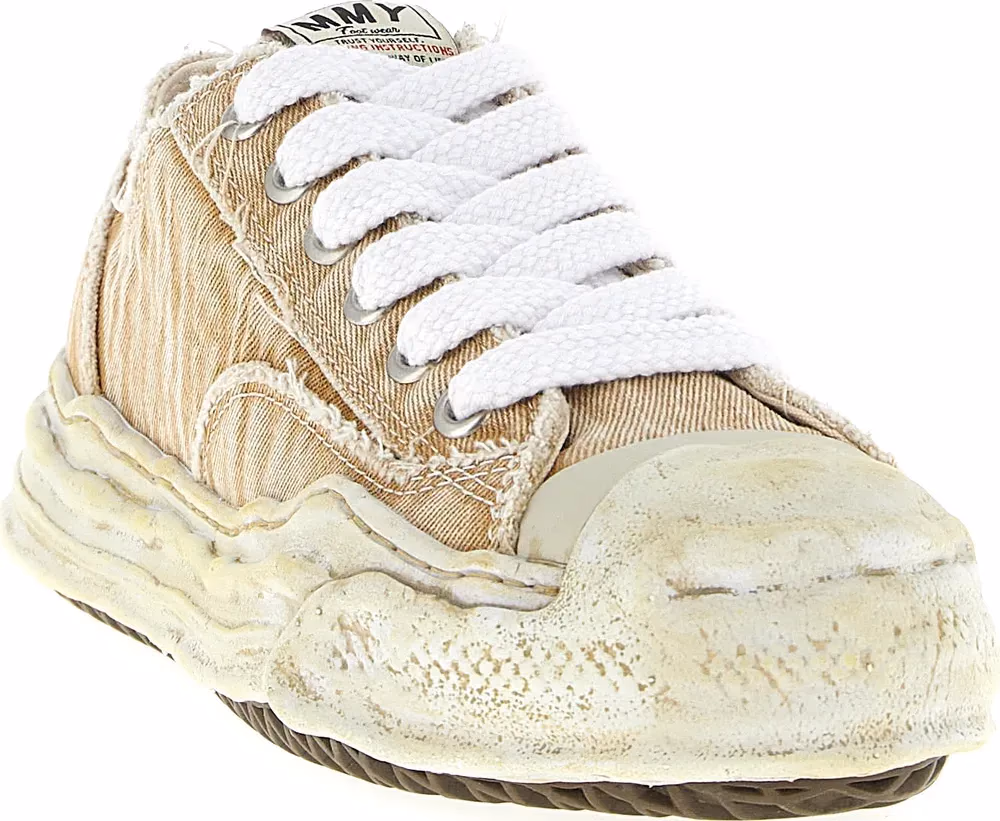 Maison Mihara Yasuhiro Beige Cotton Sneakers