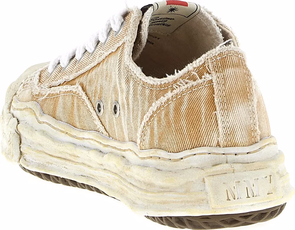 Maison Mihara Yasuhiro Beige Cotton Sneakers