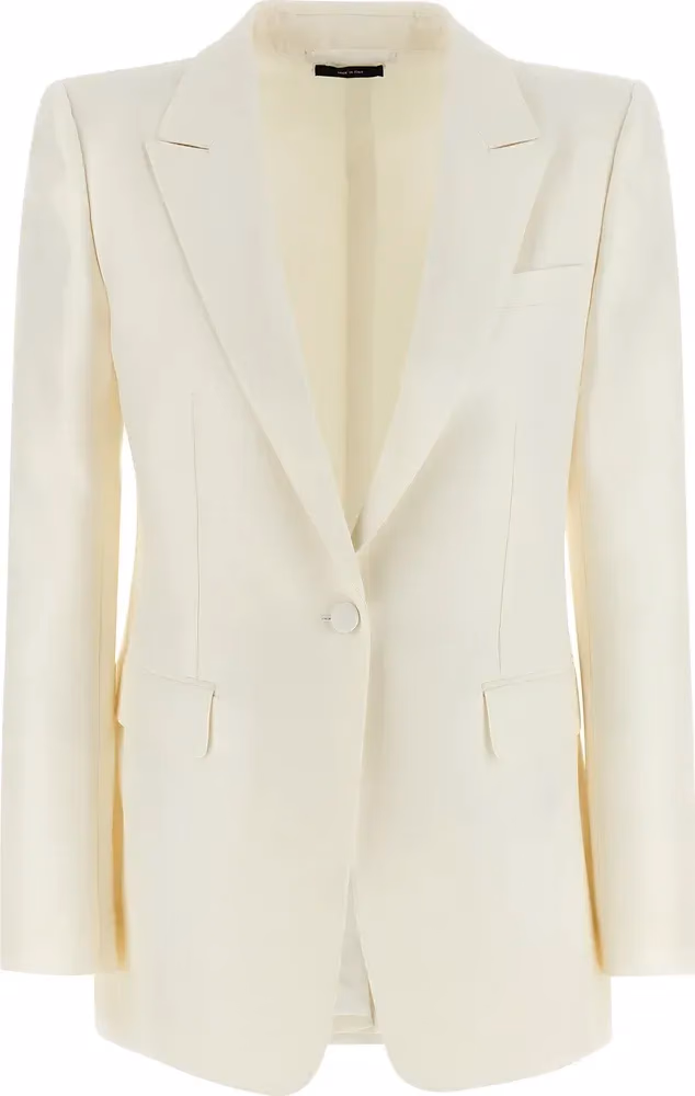 Tom Ford White Wool Blazer