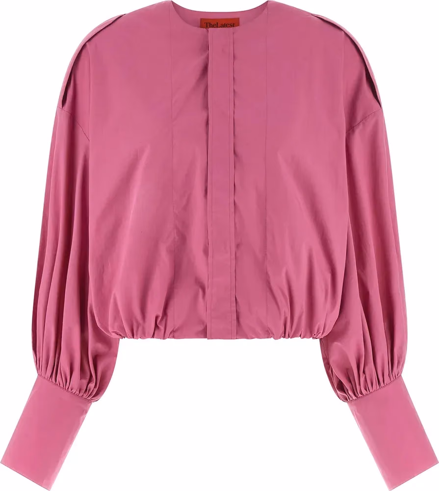 THELATEST Fuchsia Cotton Blouse