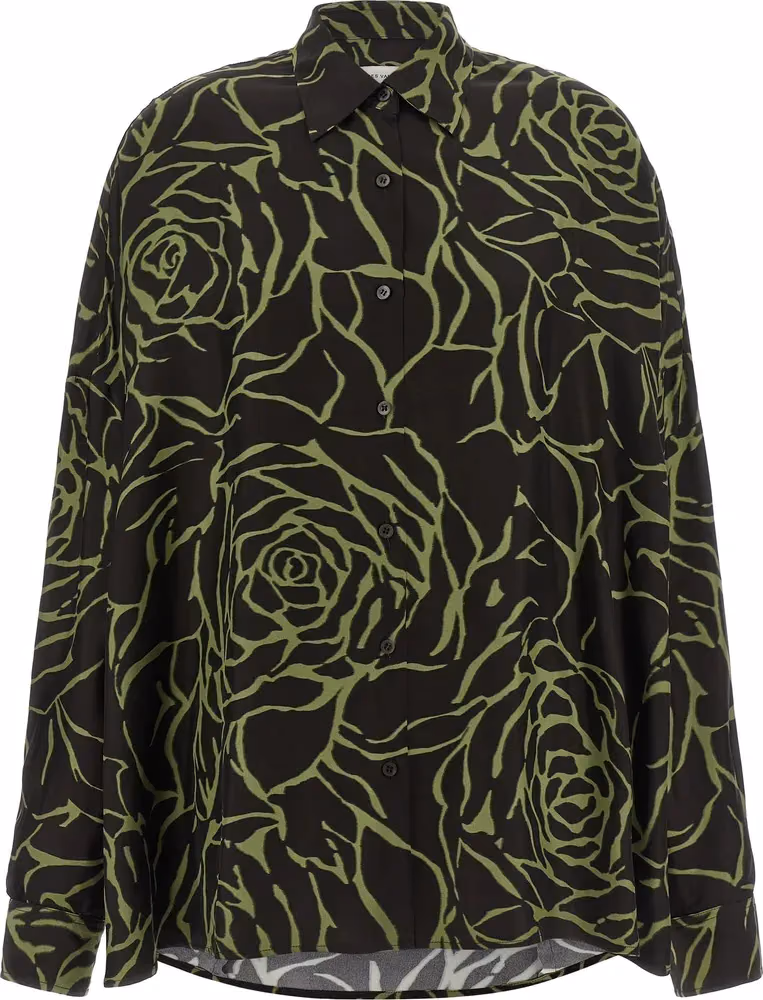 Dries Van Noten Black Viscose Blouse