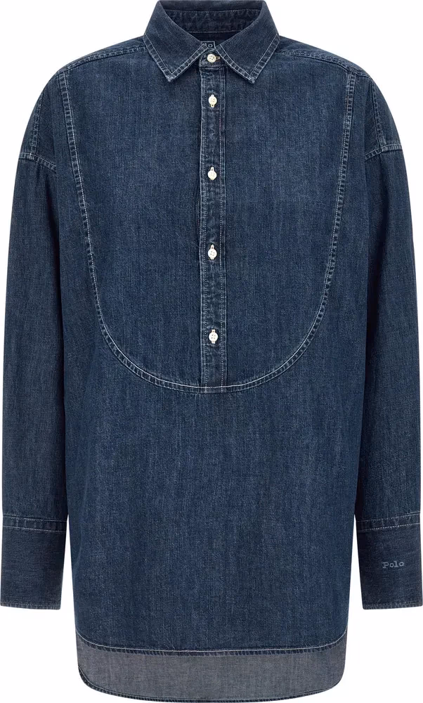 Polo Ralph Lauren Blue Cotton Blouse