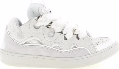 White Calfskin Chunky Sneakers