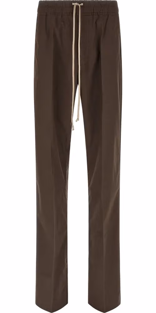 Rick Owens Brown Cotton Casual Pants