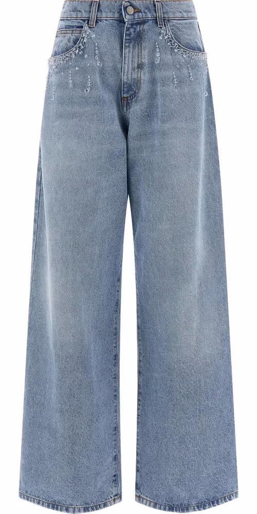 Giuseppe Di Morabito Blue Cotton Jeans Denim
