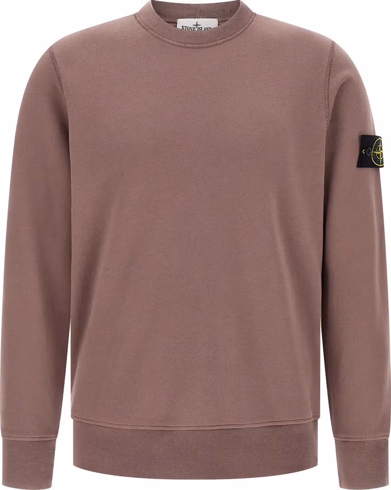 Stone Island Purple Cotton Sweatshirt