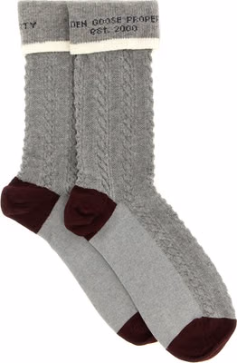 Gray Cotton Socks