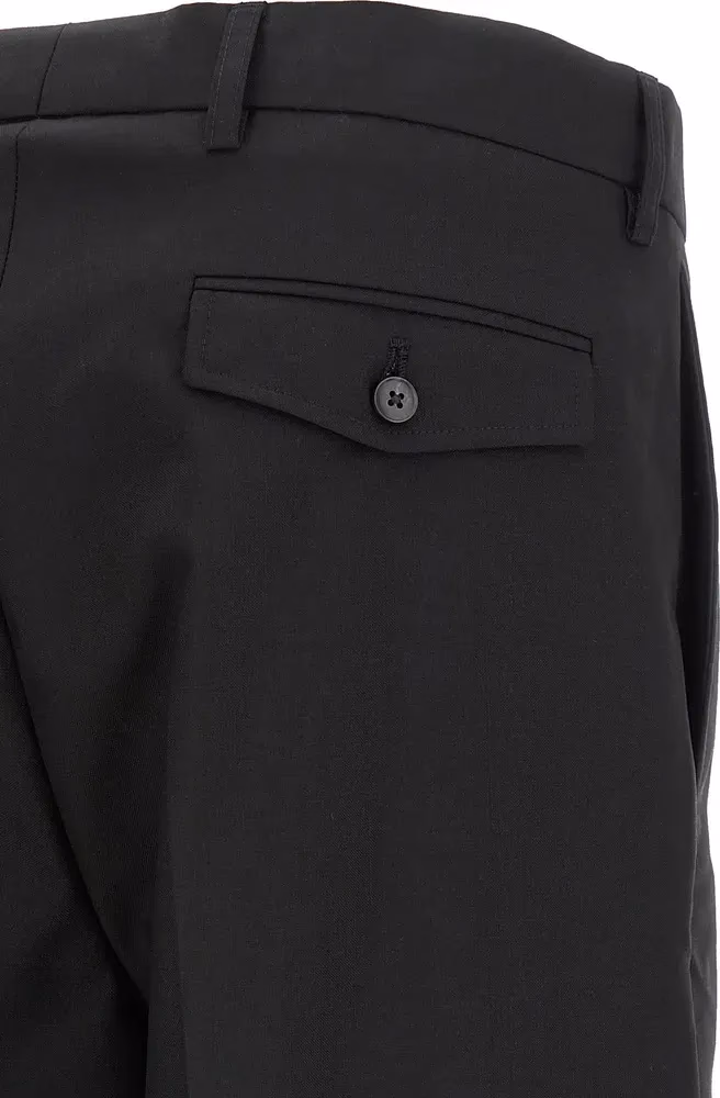 MFPEN Black Wool Dress Pants