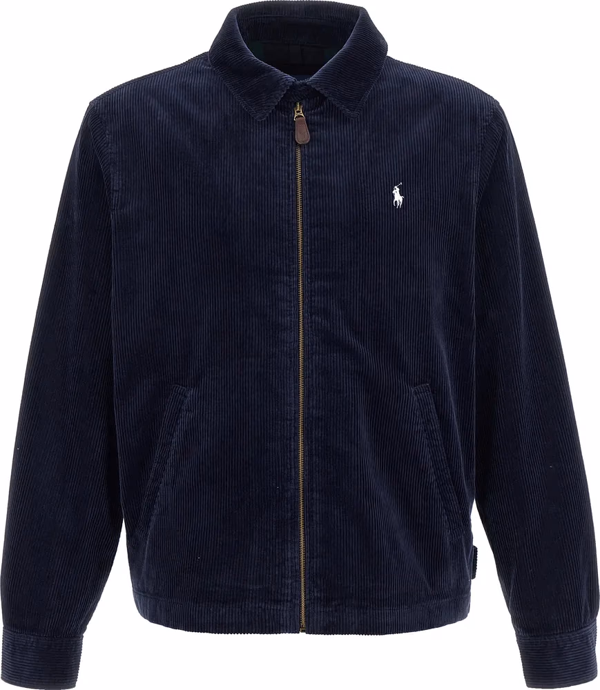 Polo Ralph Lauren Blue Cotton Full-Length Jacket