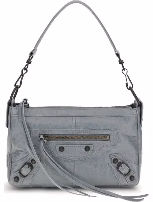Balenciaga Gray Lamb Ovis Aries Aries Handbag