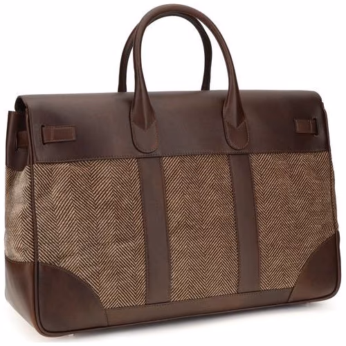 Brunello Cucinelli Brown Calf Leather Bos Taurus Luggage And Travel