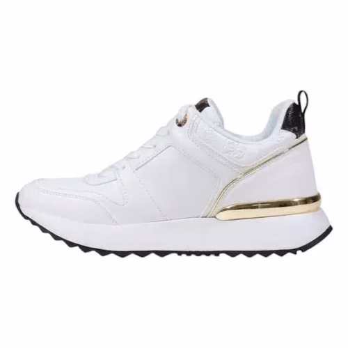 Guess White Polyethylene Low Top Sneakers