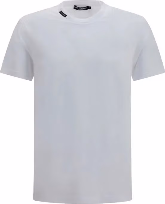 Dolce & Gabbana White Cotton T-Shirt