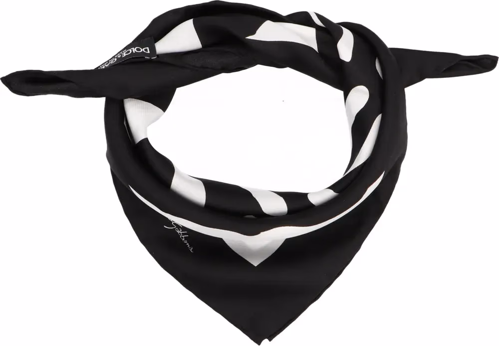 Dolce & Gabbana Bicolor Silk Scarf
