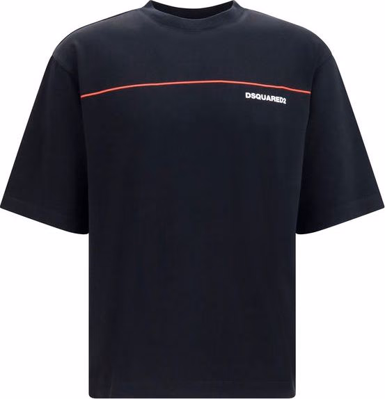Dsquared² Black Cotton T-Shirt