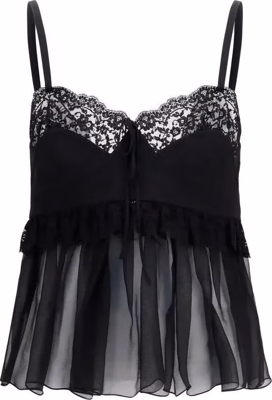 Chloé Black Silk Blouse