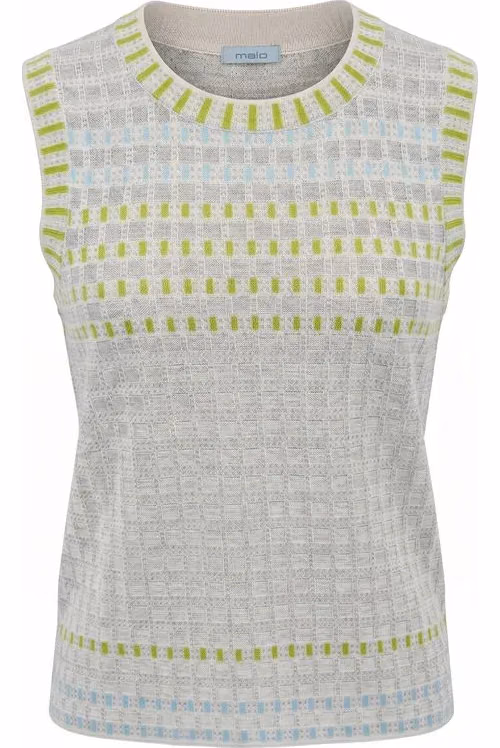 Malo Grey Silk Women Sweater