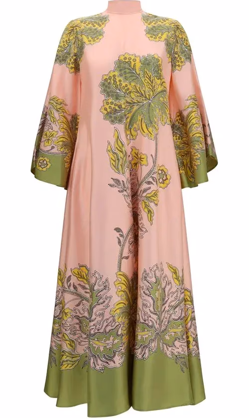 La Double J Multicolor Silk Casual Dress