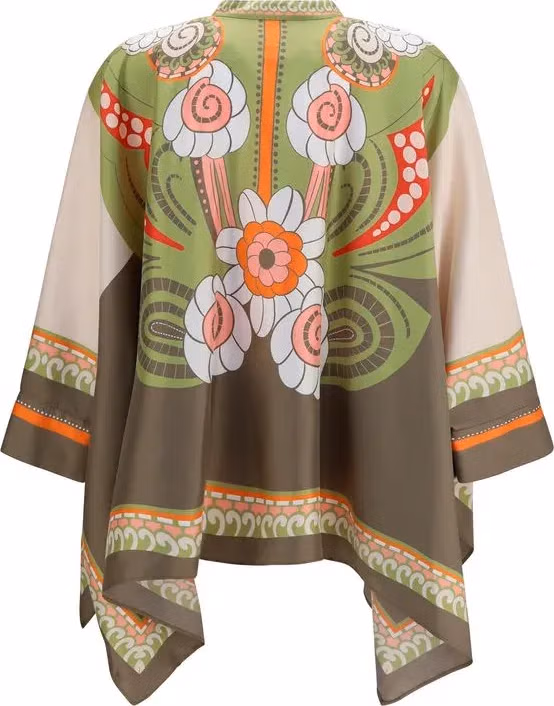 La Double J Multicolor Silk Shirt