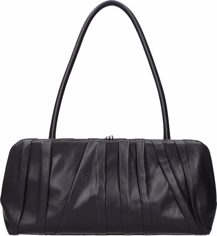Jil Sander Black Leather Shoulder Bag