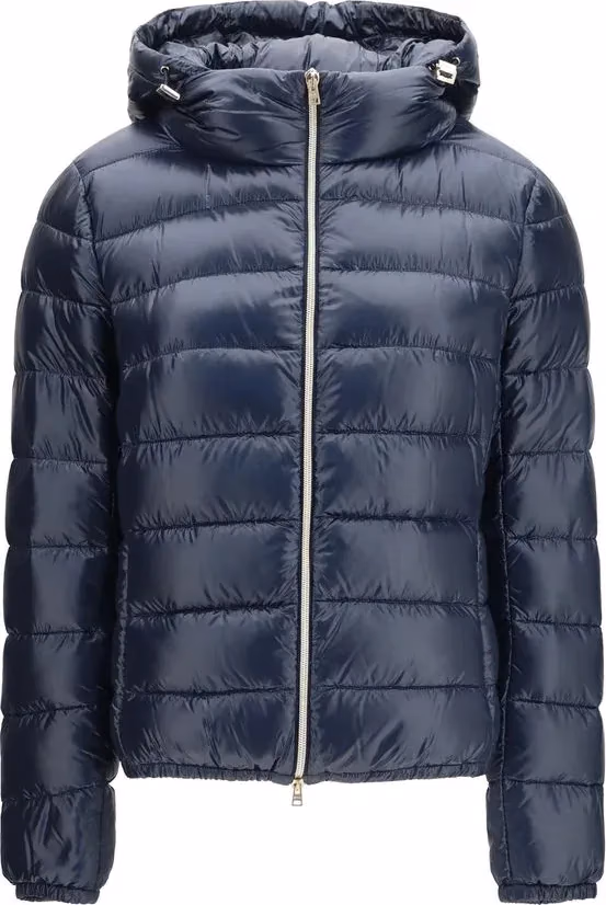 Herno Blue Polyamide Full-Length Jacket