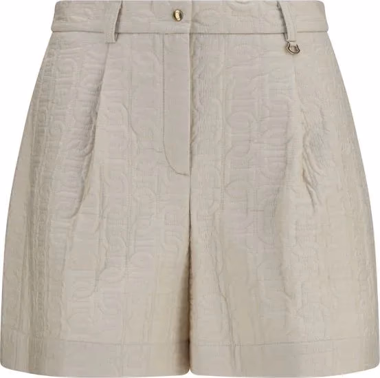 Moncler Beige Polyamide Bermuda Shorts