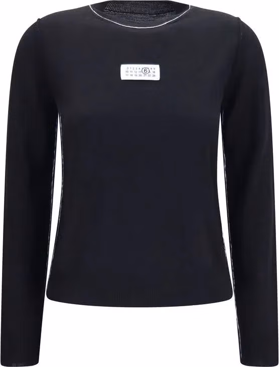 MM6 Black Wool Oves Aries Sportswear