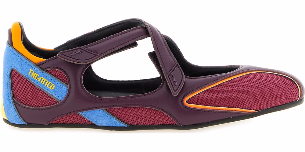 The Attico Multicolor Polyethylene Ballet Flats