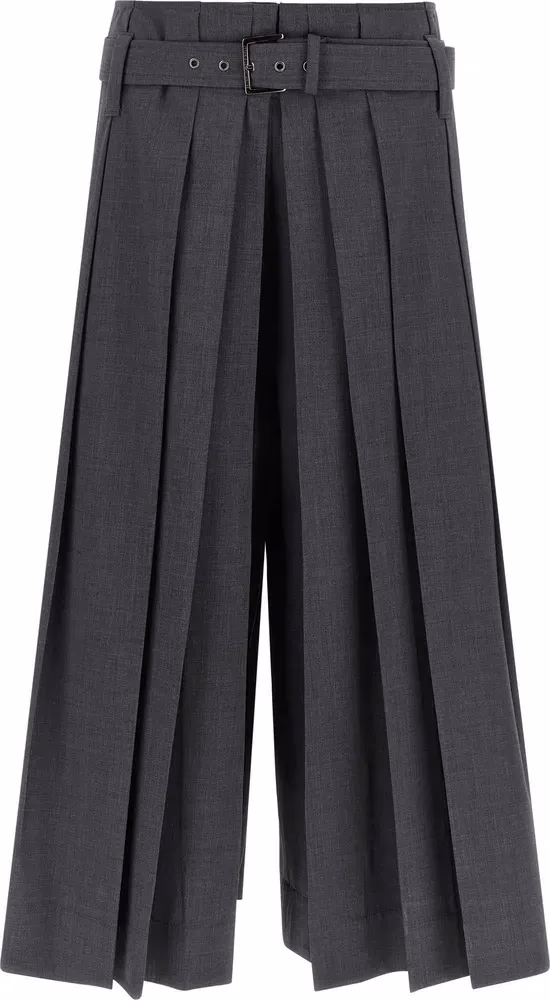 Brunello Cucinelli Gray Virgin Wool Bermuda Shorts