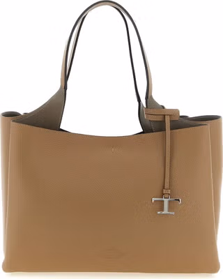 Brown Calfskin Tote Bag