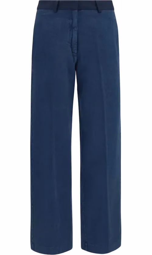 Forte_Forte Blue Cotton Chino Pants