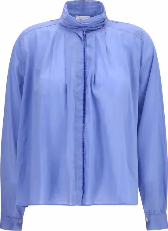 Forte_Forte Blue Cotton Blouse