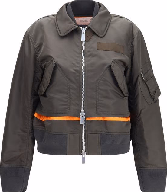 Sacai Bicolor Nylon Bomber