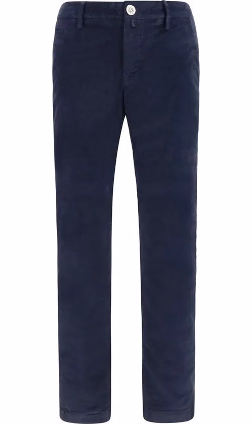 Jacob Cohen Blue Cotton Chino Pants
